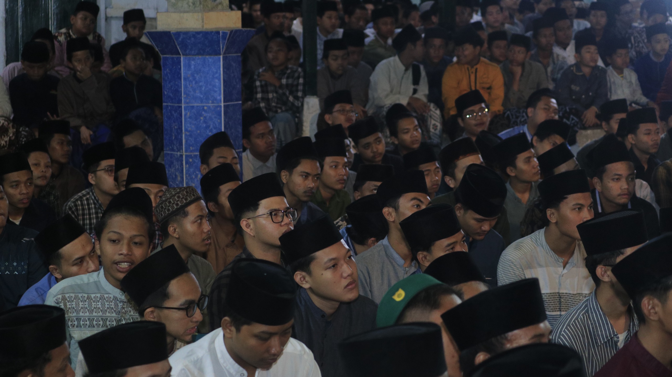 Suasana antusiasme para santri